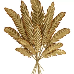 KARE Design Bilder-Wandschmuck Leaf Bouquet Gold