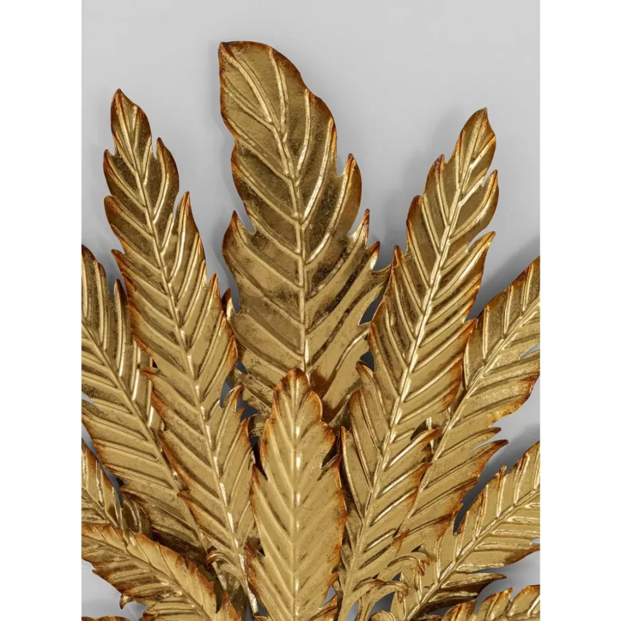 KARE Design Bilder-Wandschmuck Leaf Bouquet Gold