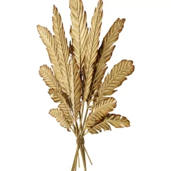 KARE Design Bilder-Wandschmuck Leaf Bouquet Gold