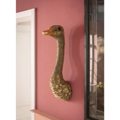 KARE Design Bilder-Wandschmuck Ostrich Gold