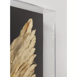 KARE Design Bilder-Wandschmuck Wings Gold Black 120X120Cm