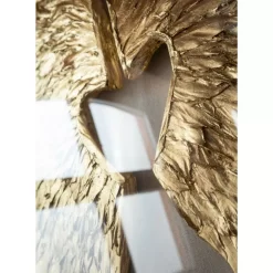 KARE Design Bilder-Wandschmuck Wings Gold-Weis 120X120Cm