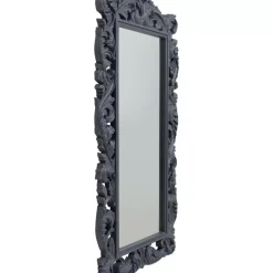 KARE Design Spiegel-Wandspiegel Baroque Valentina Grau 100X190Cm