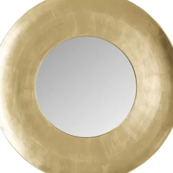 KARE Design Spiegel-Wandspiegel Planet Gold O108Cm