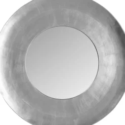 KARE Design Spiegel-Wandspiegel Planet Silber O108Cm