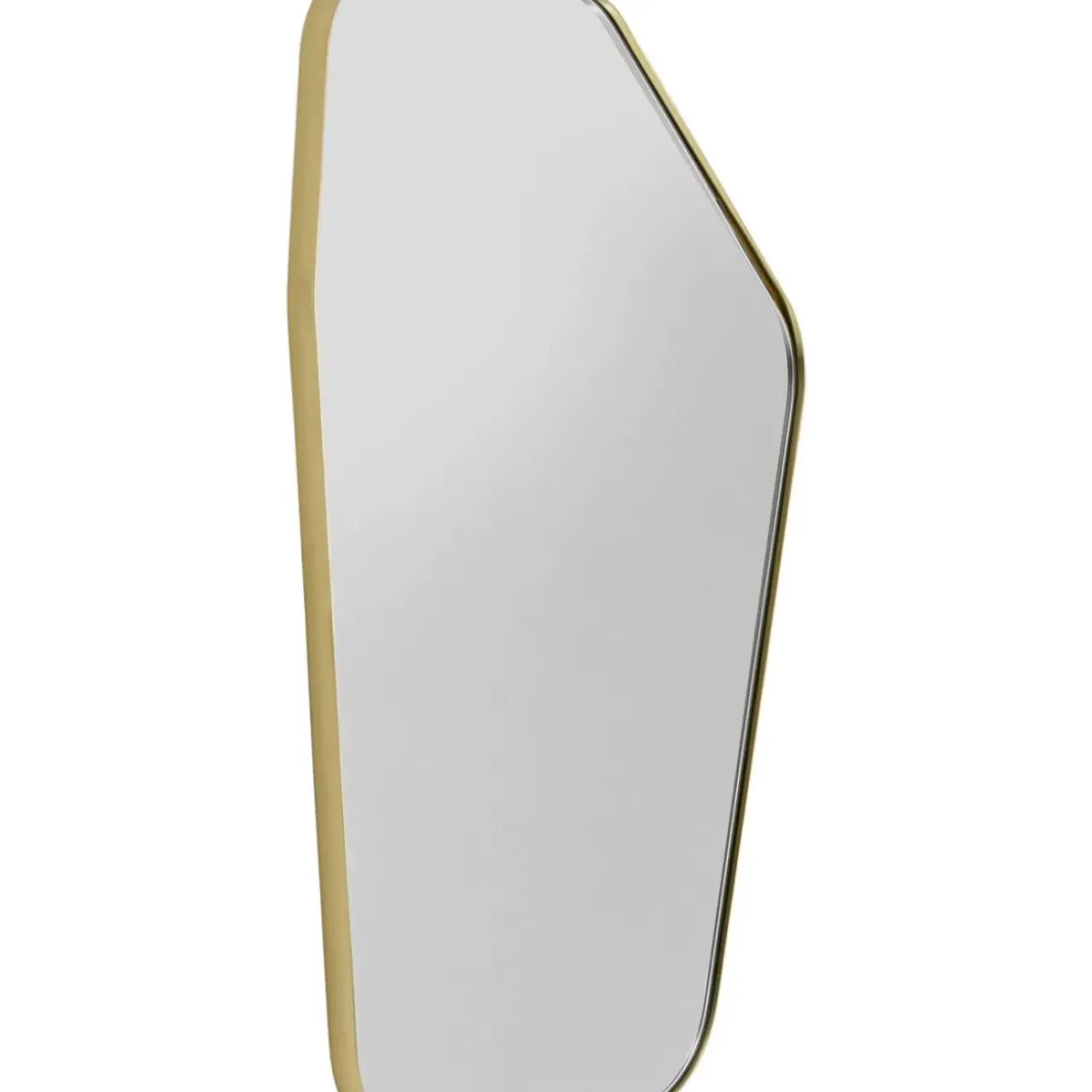KARE Design Spiegel-Wandspiegel Shape Brass 64X94,5Cm