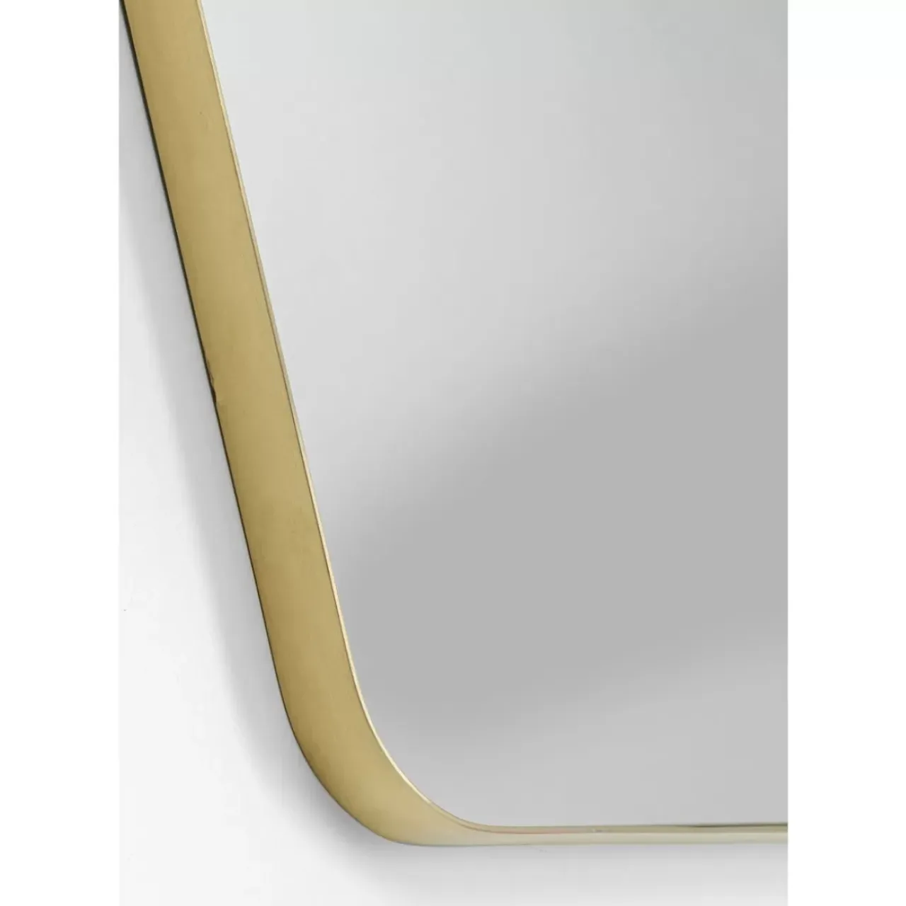 KARE Design Spiegel-Wandspiegel Shape Hexagon Brass 64X94,5Cm