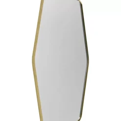 KARE Design Spiegel-Wandspiegel Shape Hexagon Brass 64X94,5Cm