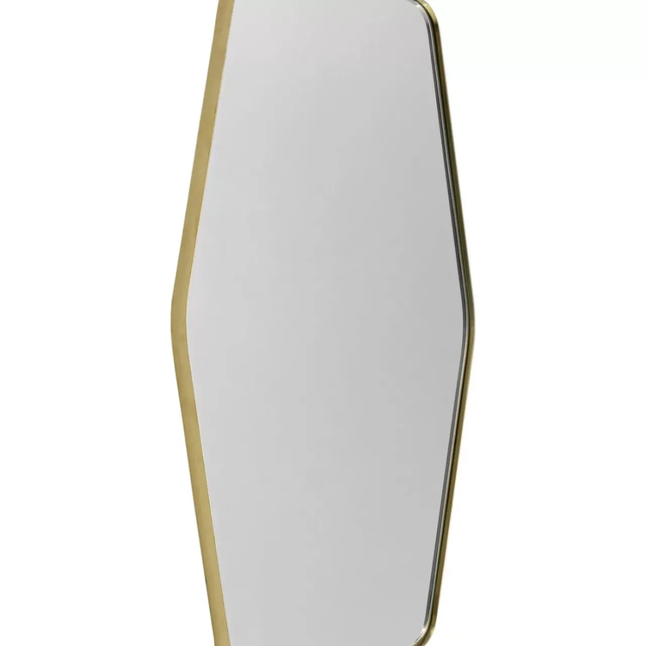KARE Design Spiegel-Wandspiegel Shape Hexagon Brass 64X94,5Cm