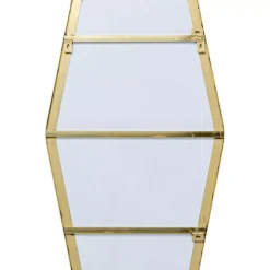 KARE Design Spiegel-Wandspiegel Shape Hexagon Brass 64X94,5Cm