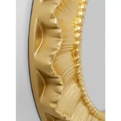 KARE Design Spiegel-Wandspiegel Sun Ray Gold O84Cm