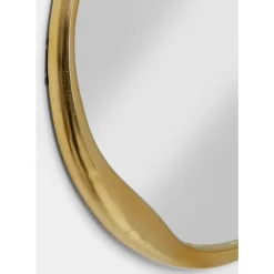 KARE Design Spiegel-Wandspiegel Tina Gold O61Cm