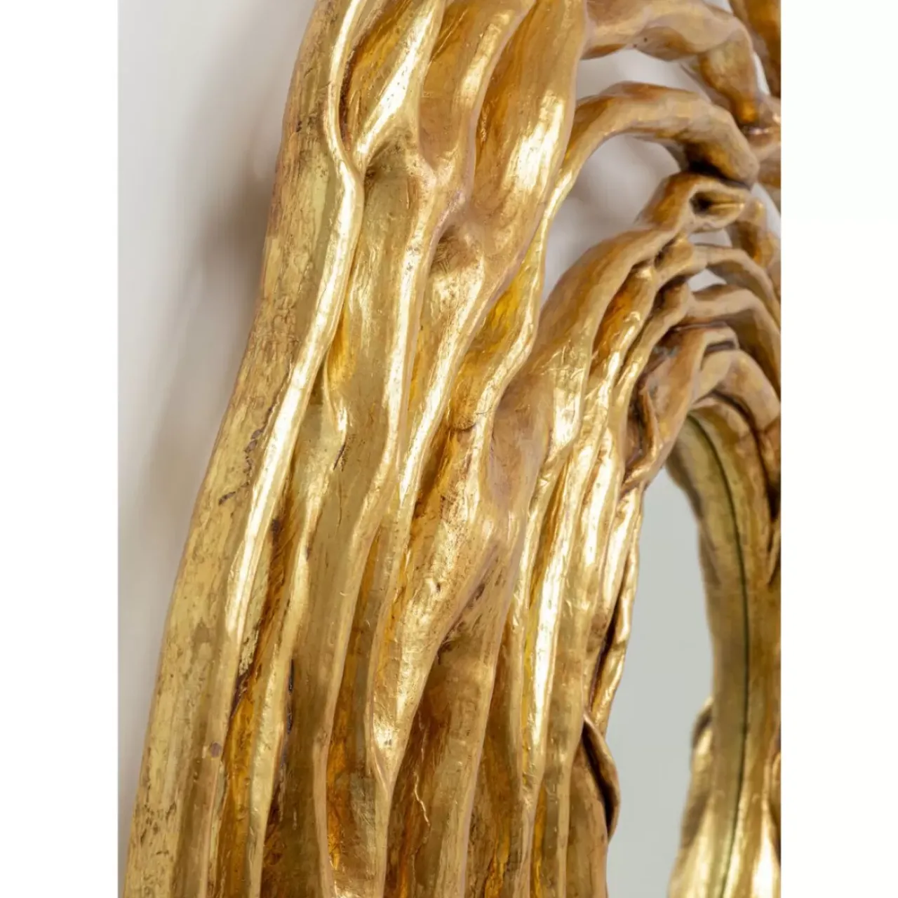 KARE Design Spiegel-Wandspiegel Twiggy Gold O121Cm