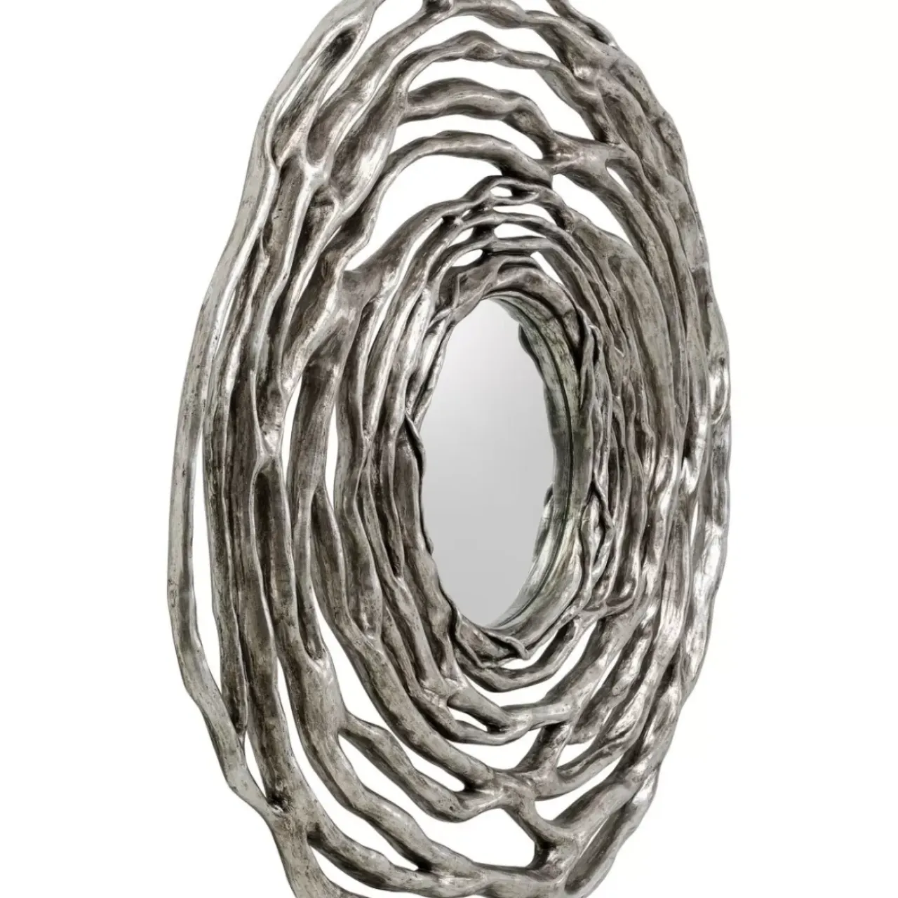 KARE Design Spiegel-Wandspiegel Twiggy Silber O121Cm