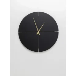 KARE Design Uhren-Wanduhr Andrea Schwarz O60Cm