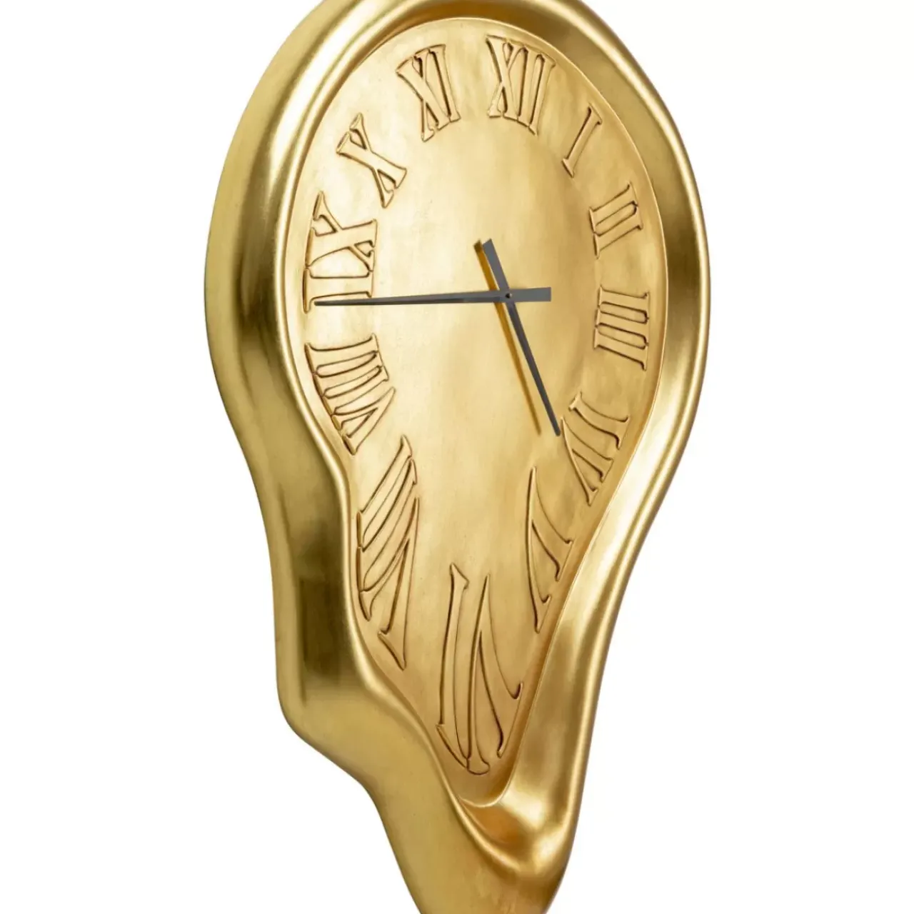 KARE Design Uhren-Wanduhr Big Drop Gold 92X127Cm