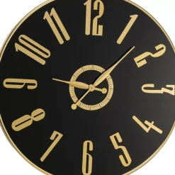 KARE Design Uhren-Wanduhr Casino Schwarz O76Cm