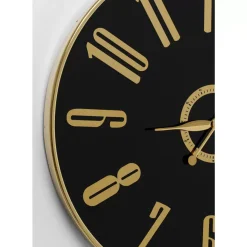 KARE Design Uhren-Wanduhr Casino Schwarz O76Cm