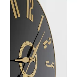 KARE Design Uhren-Wanduhr Casino Schwarz O76Cm