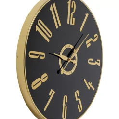 KARE Design Uhren-Wanduhr Casino Schwarz O76Cm