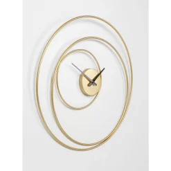 KARE Design Uhren-Wanduhr Circular Gold O74Cm