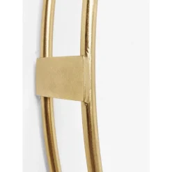 KARE Design Uhren-Wanduhr Clip Gold O107Cm