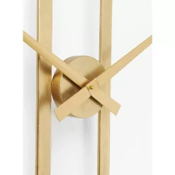 KARE Design Uhren-Wanduhr Clip Gold O107Cm