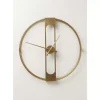 KARE Design Uhren-Wanduhr Clip Gold O60Cm