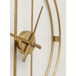 KARE Design Uhren-Wanduhr Clip Gold O60Cm