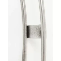 KARE Design Uhren-Wanduhr Clip Silber O60Cm