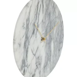 KARE Design Uhren-Wanduhr Desire Marble Weis
