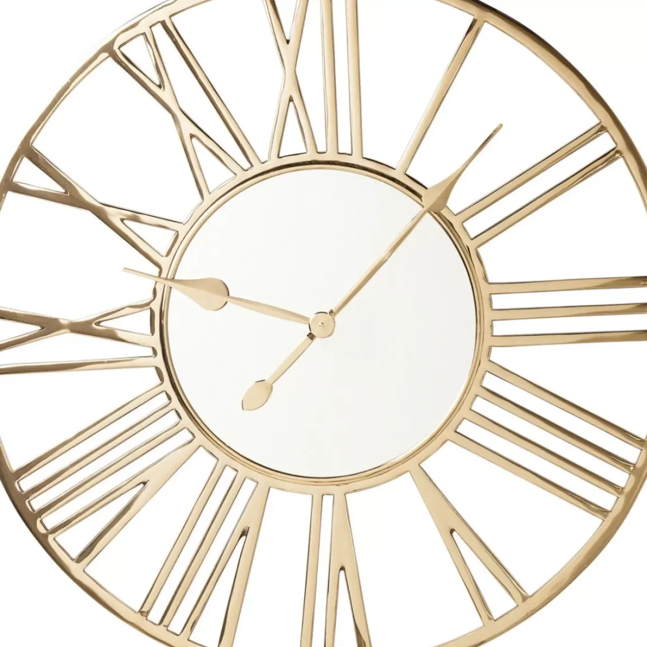 KARE Design Uhren-Wanduhr Giant Gold O80Cm