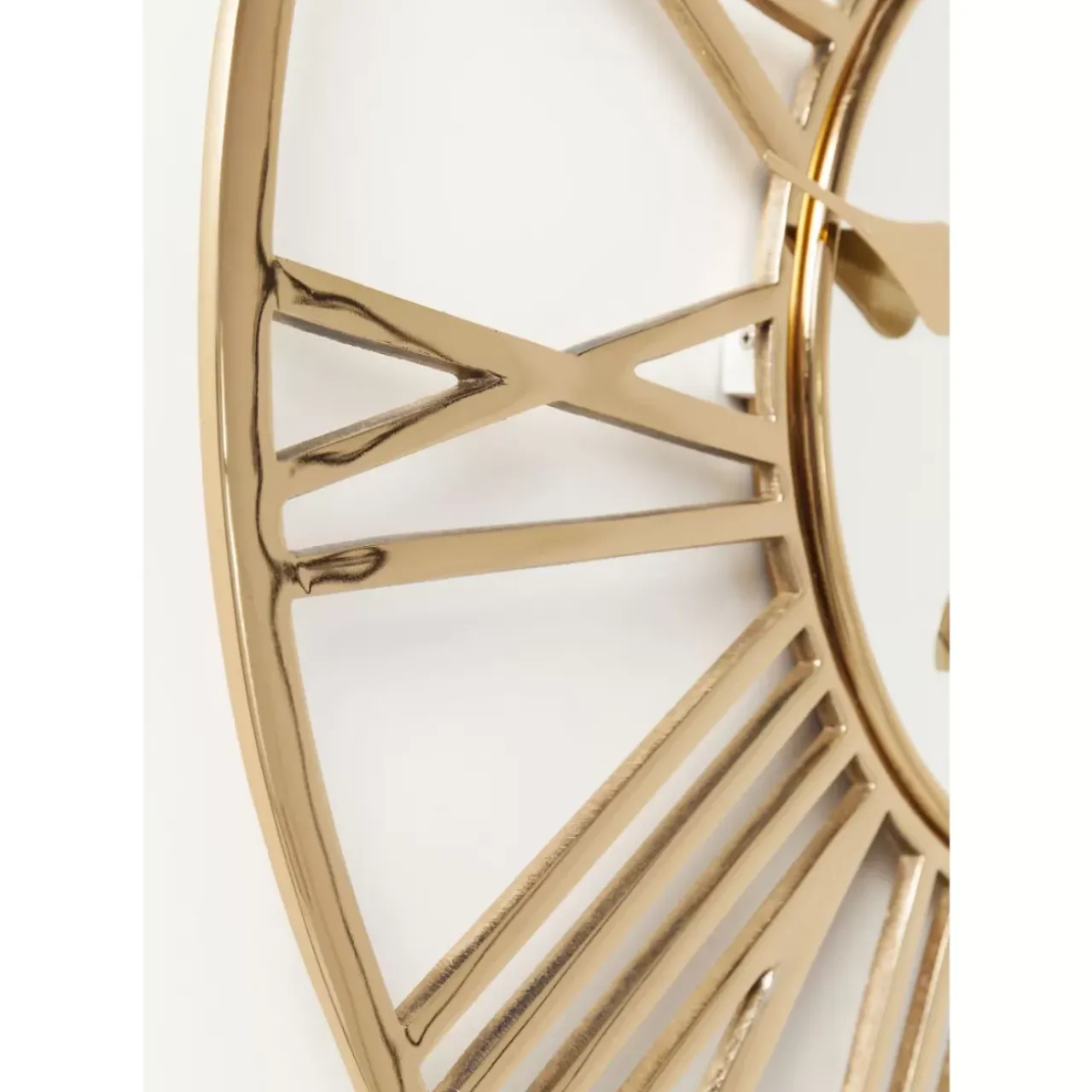 KARE Design Uhren-Wanduhr Giant Gold O80Cm