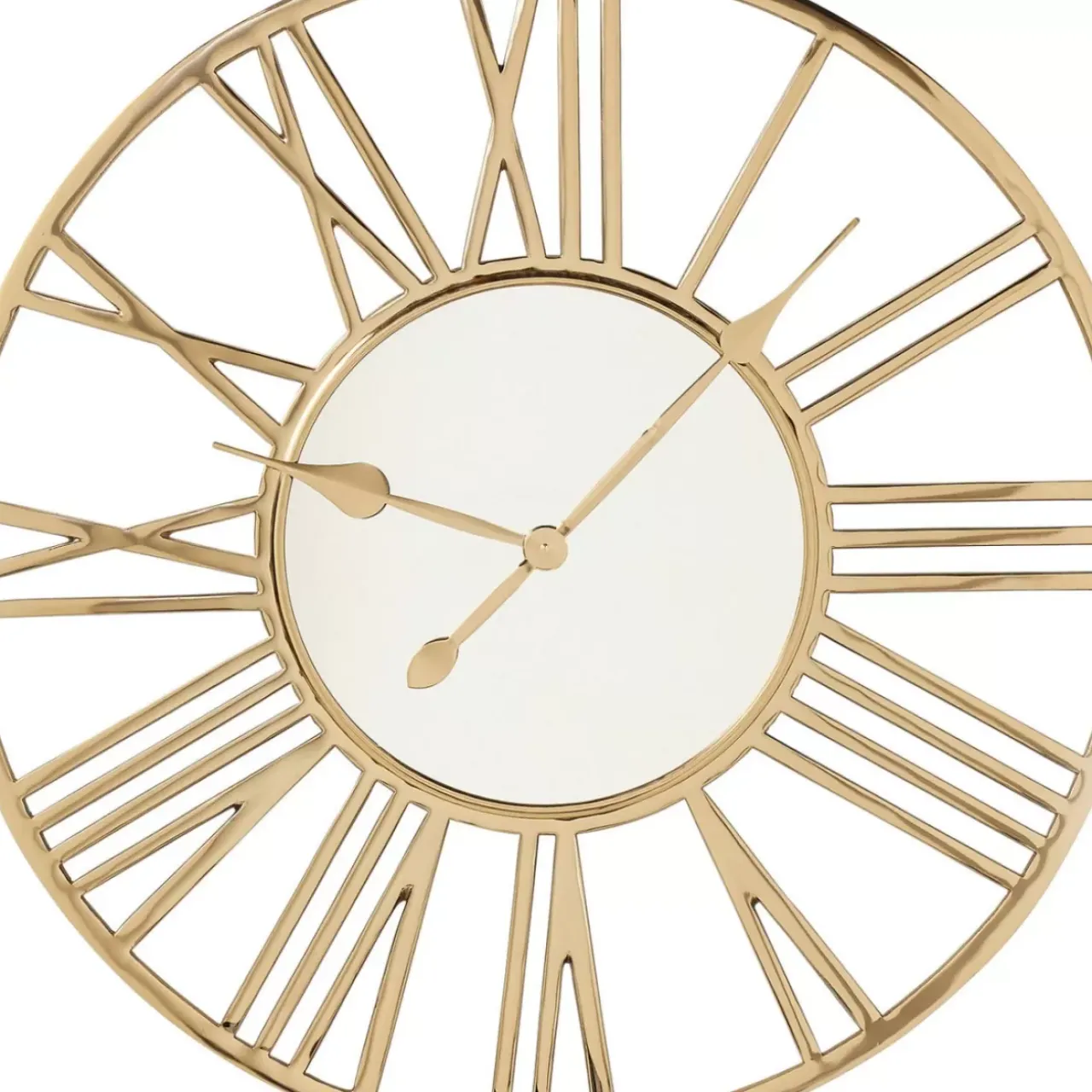 KARE Design Uhren-Wanduhr Giant Gold O80Cm