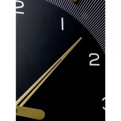 KARE Design Uhren-Wanduhr Lio Schwarz O60