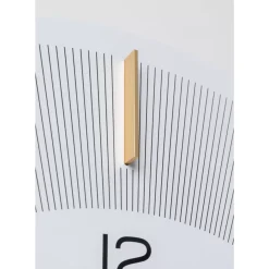 KARE Design Uhren-Wanduhr Lio Weis O60