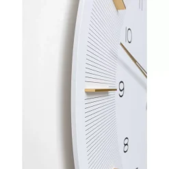 KARE Design Uhren-Wanduhr Lio Weis O60