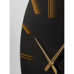 KARE Design Uhren-Wanduhr Luca Schwarz O70Cm