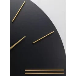 KARE Design Uhren-Wanduhr Luca Schwarz O70Cm