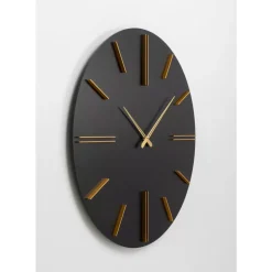 KARE Design Uhren-Wanduhr Luca Schwarz O70Cm