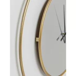 KARE Design Uhren-Wanduhr Magnificent Gold O90Cm