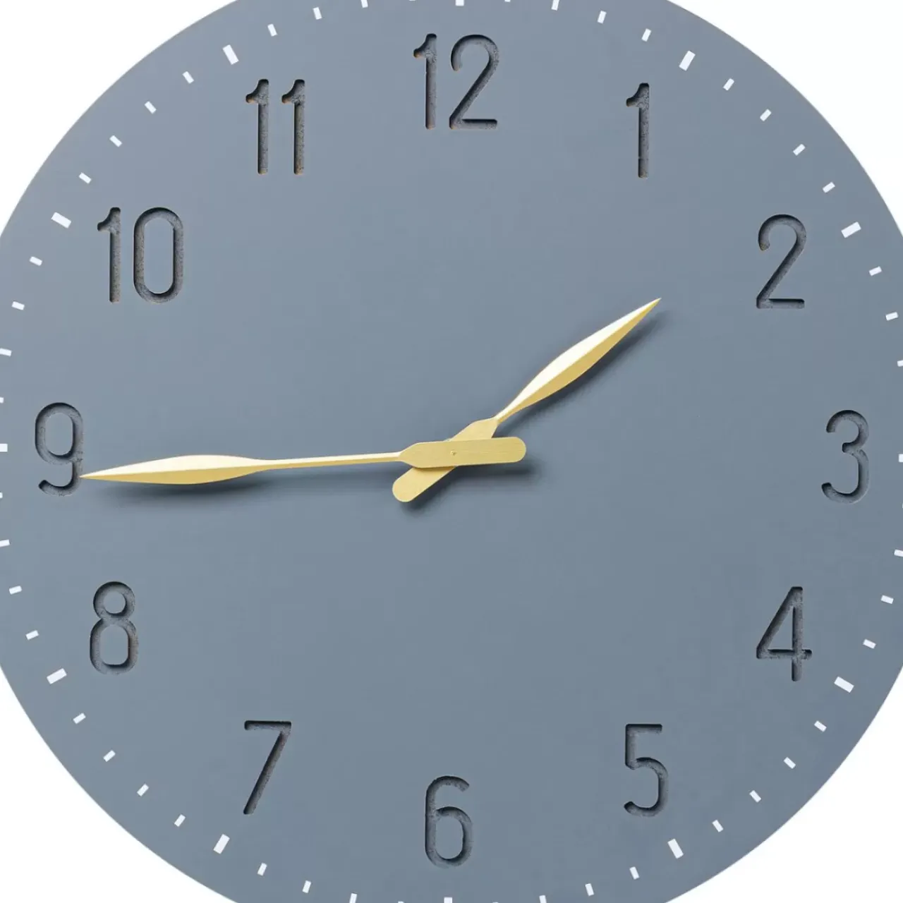 KARE Design Uhren-Wanduhr Mailo Grau O50