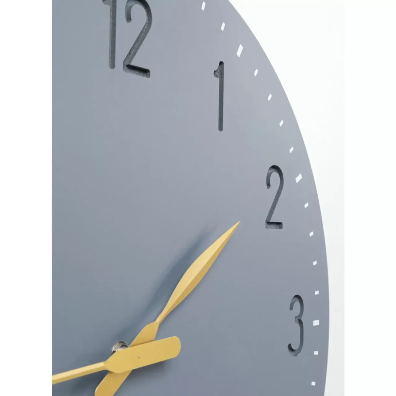 KARE Design Uhren-Wanduhr Mailo Grau O50