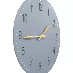 KARE Design Uhren-Wanduhr Mailo Grau O50