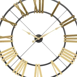 KARE Design Uhren-Wanduhr Nevio Brass O95Cm