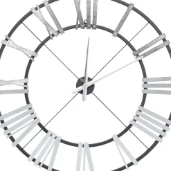 KARE Design Uhren-Wanduhr Nevio Silber O95Cm