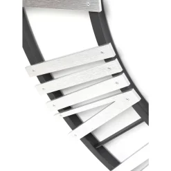 KARE Design Uhren-Wanduhr Nevio Silber O95Cm