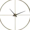 KARE Design Uhren-Wanduhr Simple Pure Brass O95Cm