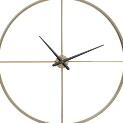 KARE Design Uhren-Wanduhr Simple Pure Brass O95Cm