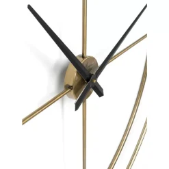 KARE Design Uhren-Wanduhr Simple Pure Brass O95Cm